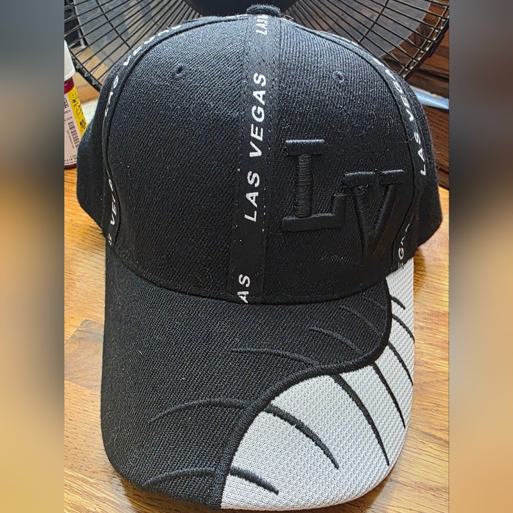 Chelona Las Vegas Hat All Black Strap Back One Size